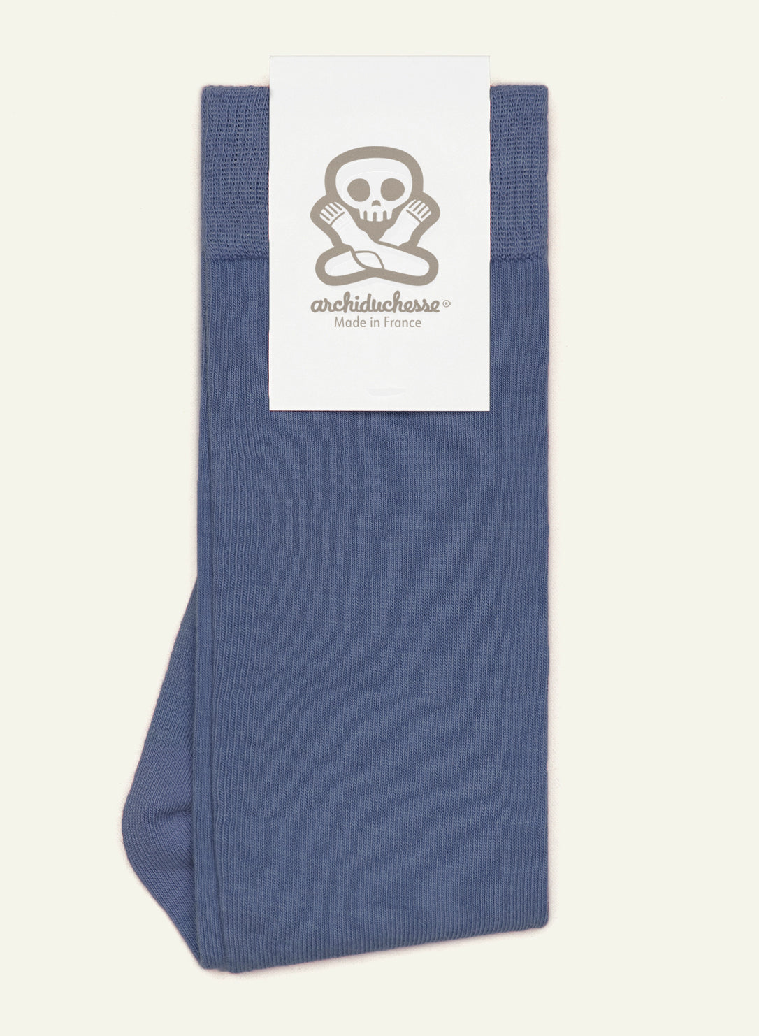 archiduchesse-bleu-de-n-mes-chaussettes-de-ville-mi-mollet image 5