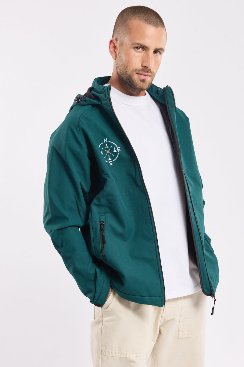 armor-lux-veste-softshell-homme-d-perlante-capuche image 3