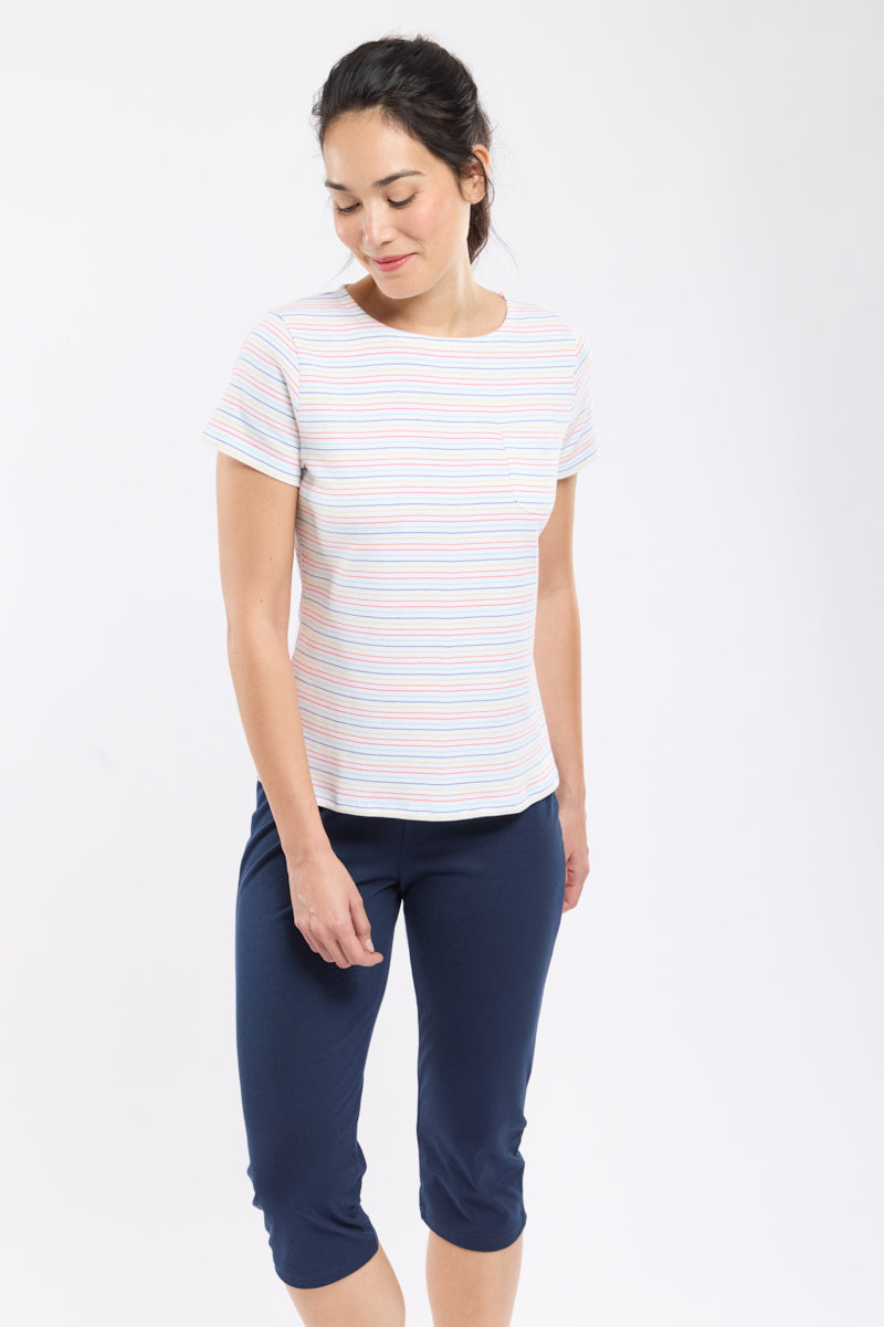 armor-lux-pyjama-corsaire-femme-coton-l-ger image 2