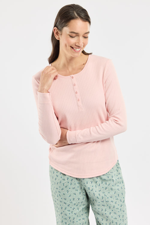 armor-lux-pyjama-long-ensemble-pyjama-femme-coton-manches-longues image 3