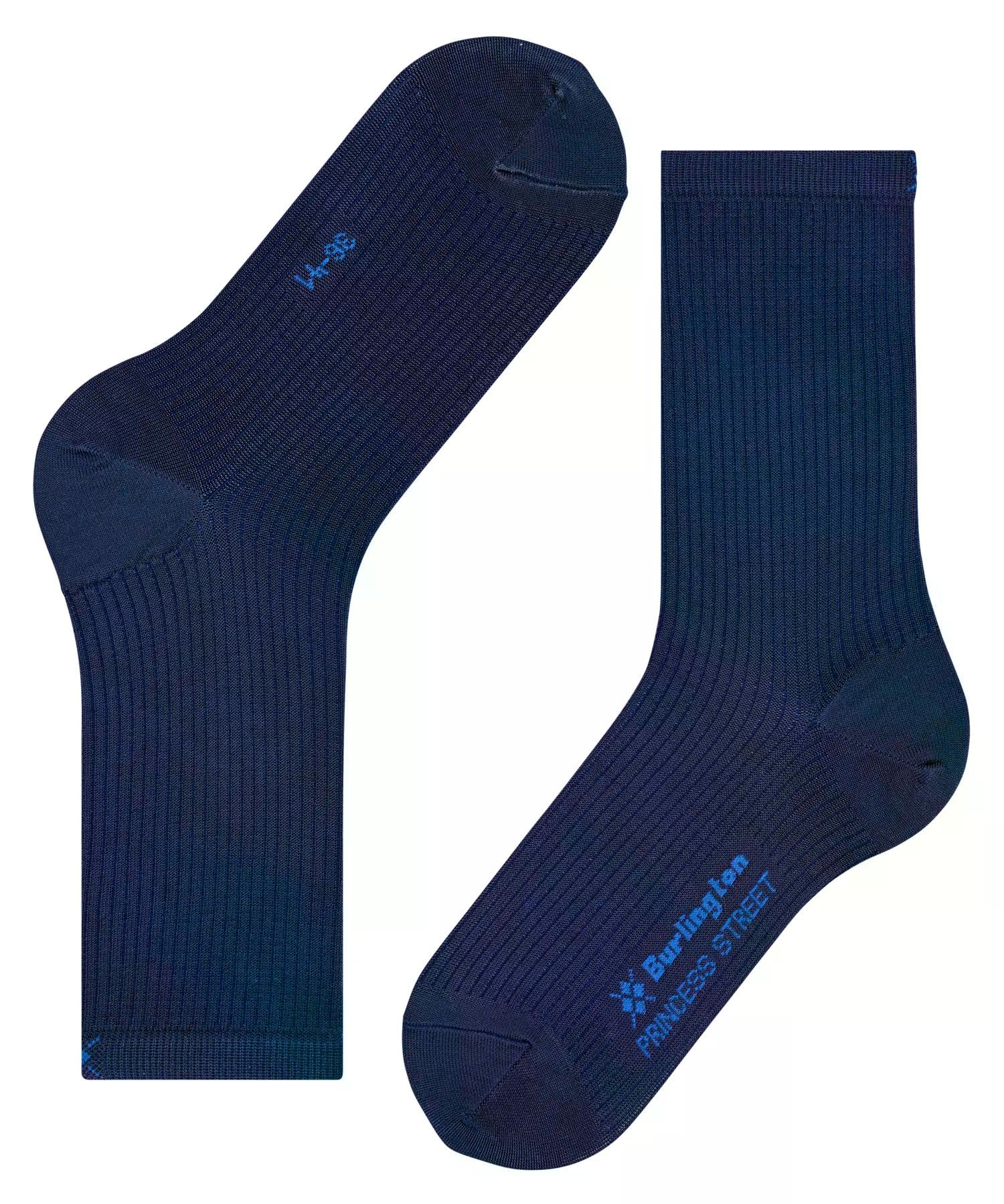 burlington-princess-street-chaussettes-femme-viscose-unies-bleu-36-41 image 7