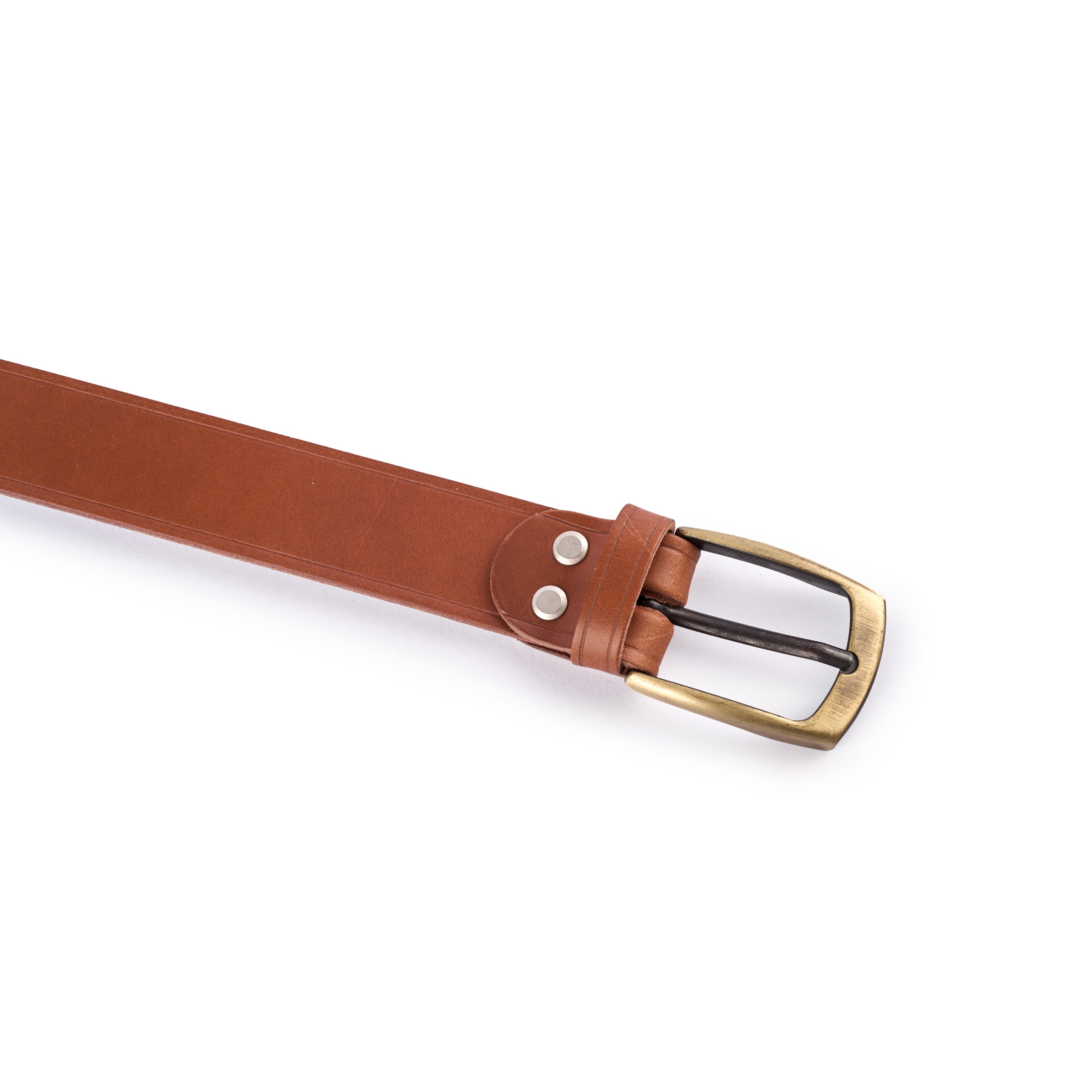 atelier-tuffery-ceinture-en-cuir-marron-fabriqu-e-main image 5