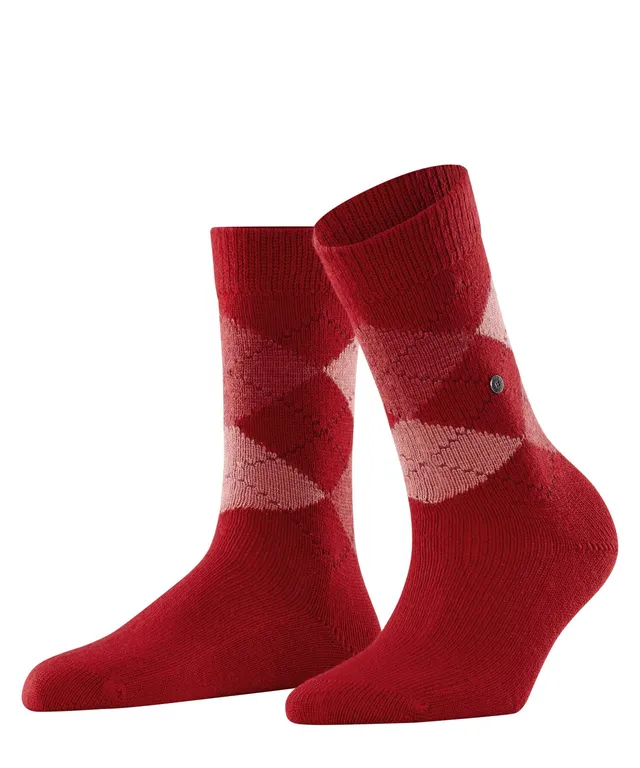 burlington-whitby-chaussettes-femme-chaudes-rouge-vermillion-red-36-41 image 1
