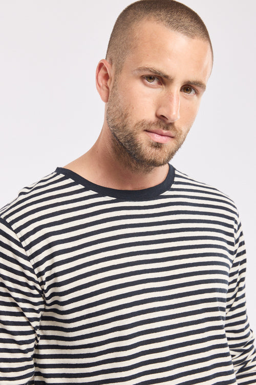 armor-lux-h-ritage-marini-re-homme-coton-et-lin-manches-longues image 3