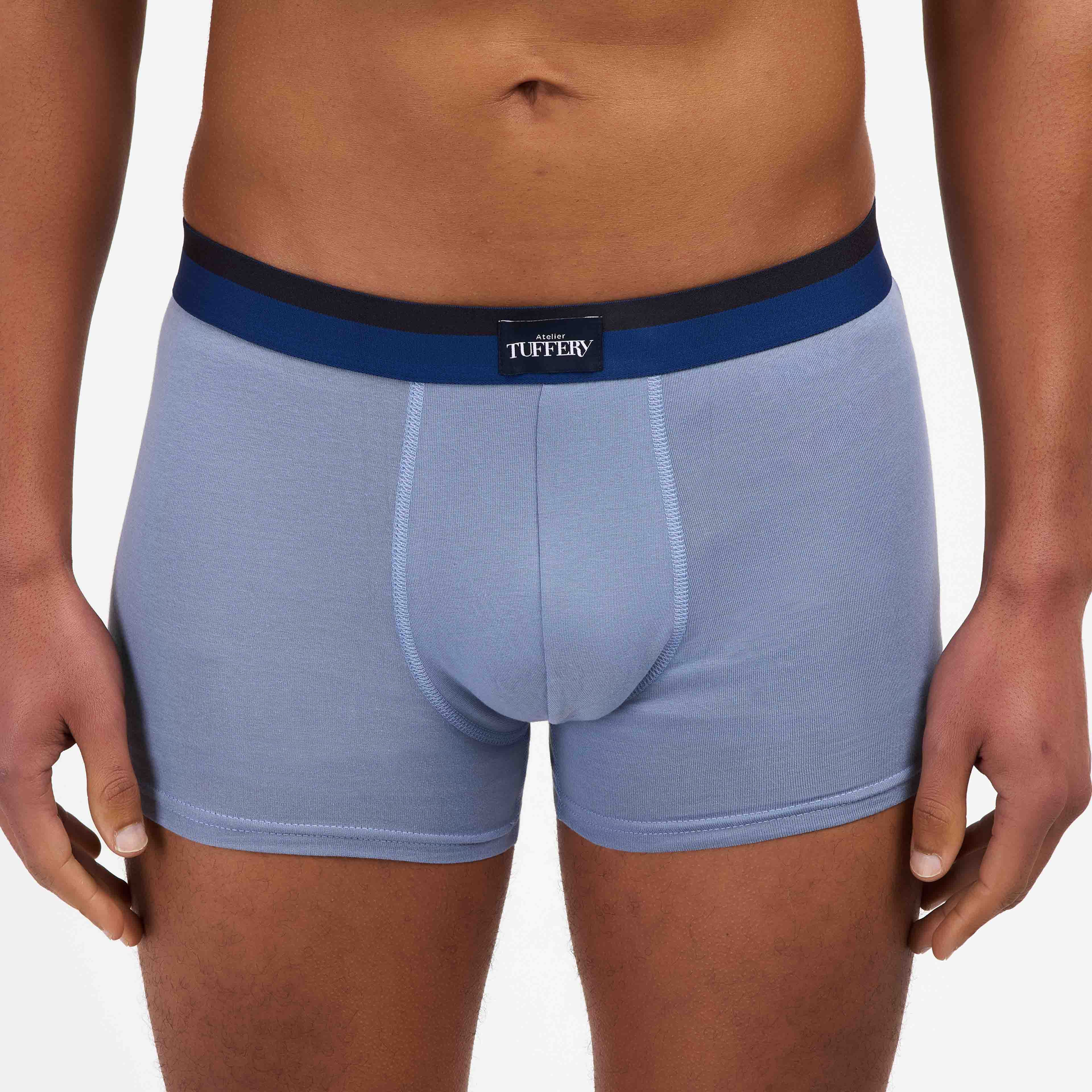 atelier-tuffery-boxer-homme-bleu-clair-coton-bio image 5