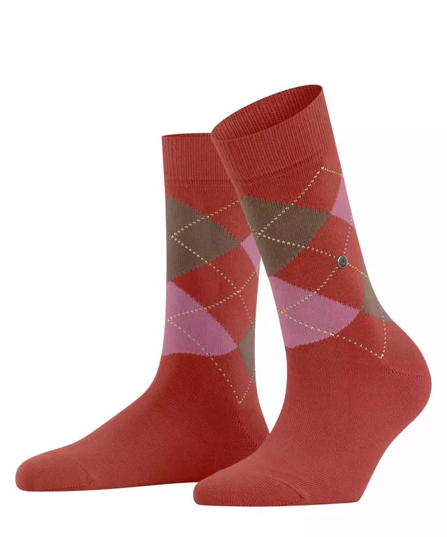 burlington-queen-chaussettes-femme-coton-rouge-rust-8404-36-41 image 1