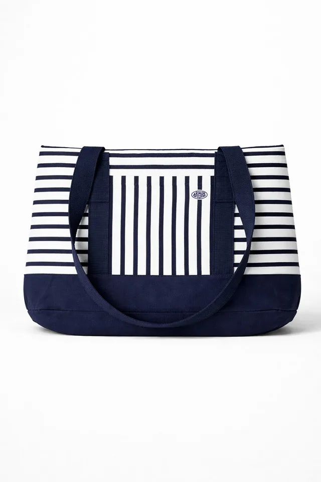 armor-lux-h-ritage-sac-de-plage-ray-coton-30-x-51-cm image 1