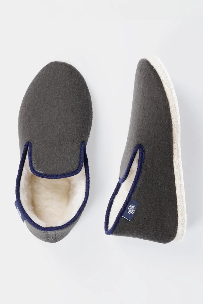 armor-lux-chaussons-unis-drap-de-laine-taille-44-46 image 1