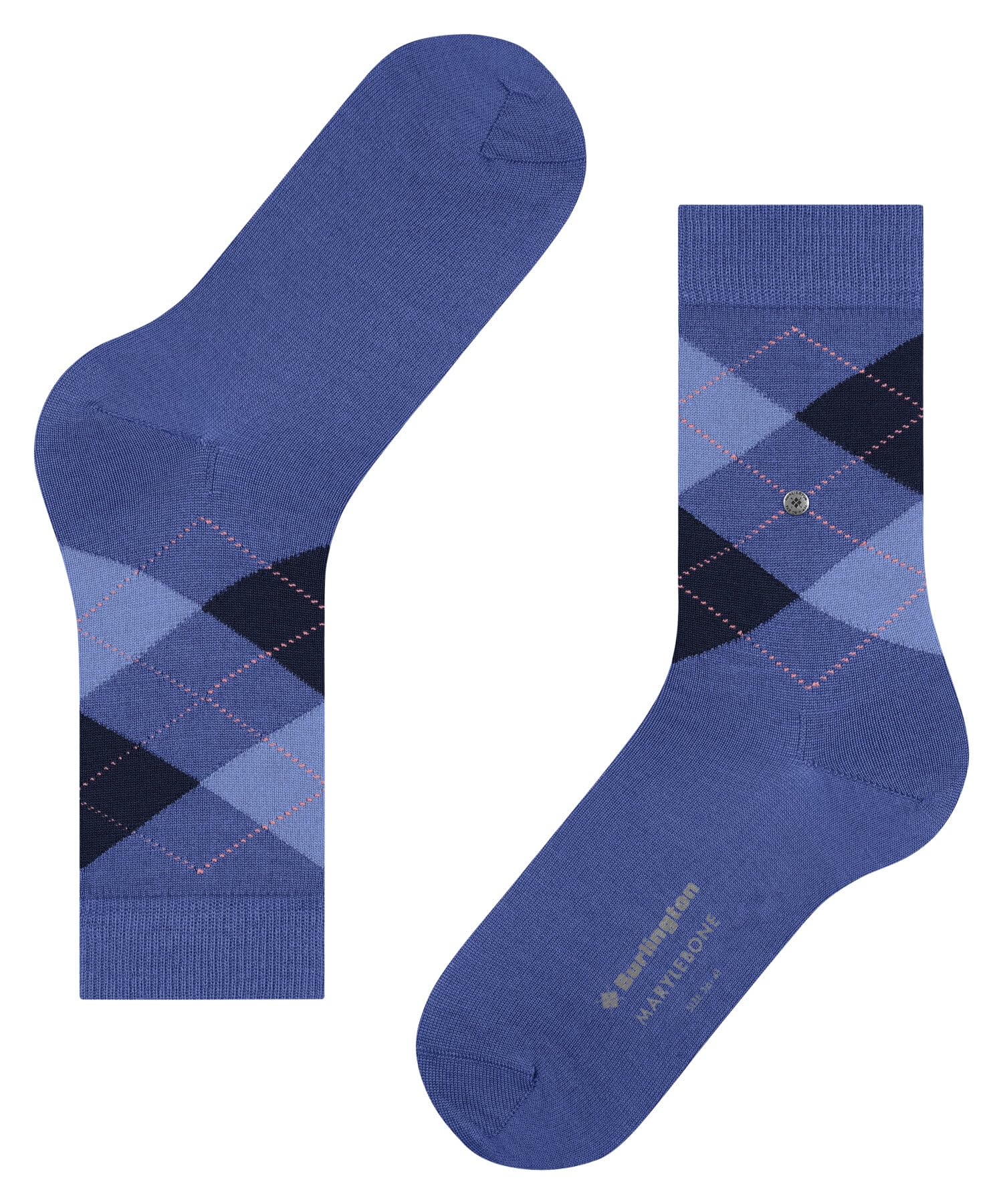 burlington-marylebone-chaussettes-femme-laine-fantaisie-river-blue-36-41 image 5
