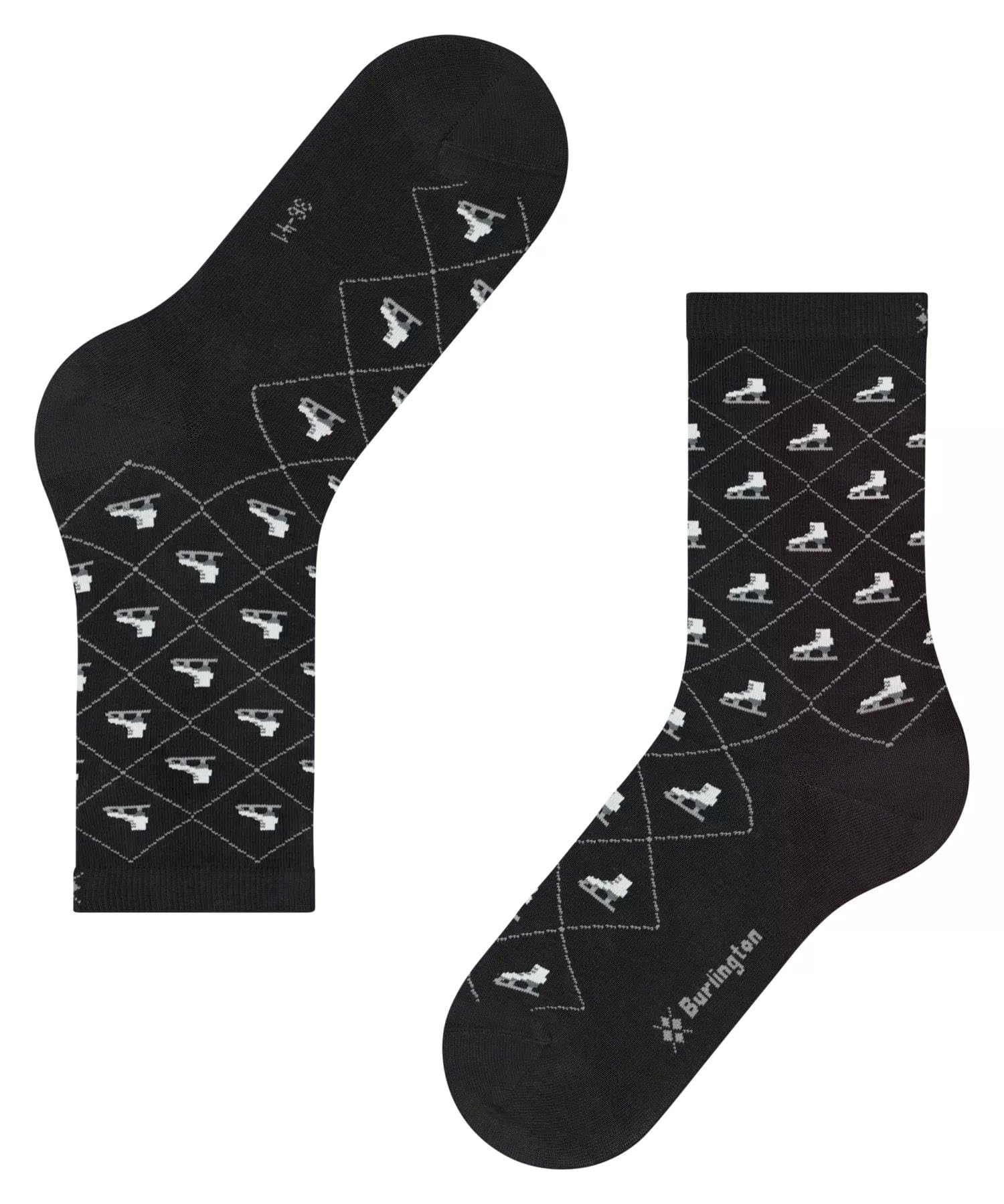 burlington-ice-skate-chaussettes-femme-coton-respirant-no-l image 5