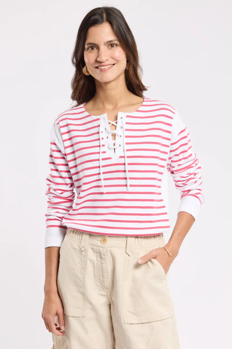 armor-lux-marini-re-col-lac-femme-coton-pais image 1