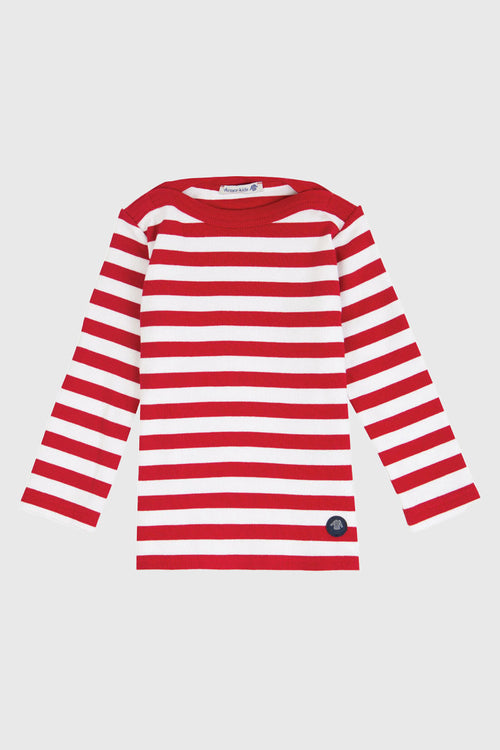 armor-lux-marini-re-enfant-tr-gunc-coton-elasthanne-col-brando image 2