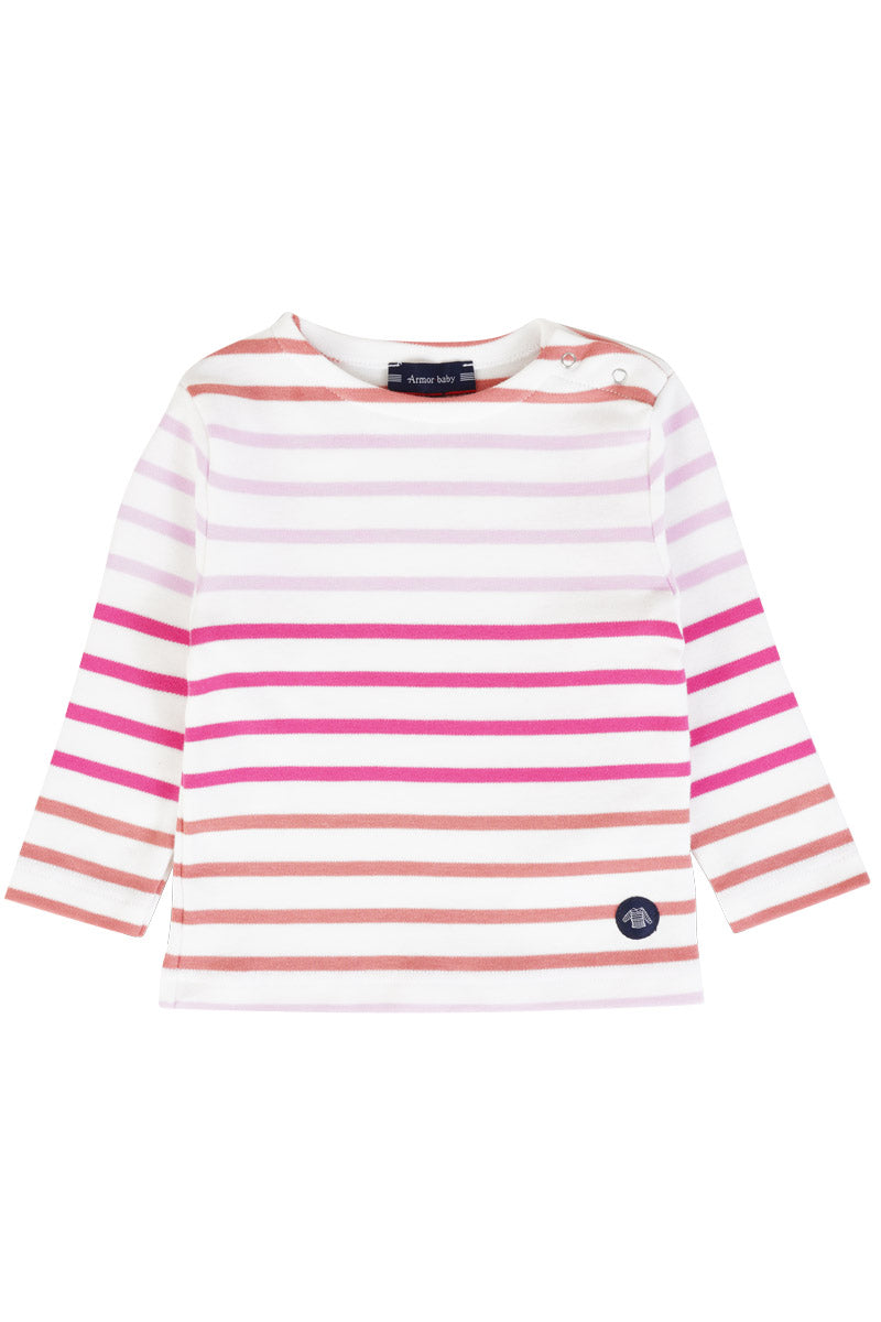 armor-lux-amiral-marini-re-b-b-tricolore-coton-pais-col-rond image 1