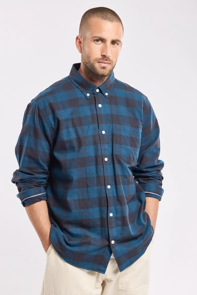 armor-lux-chemise-carreaux-chemise-homme-coton-flanelle-manches-longues image 1