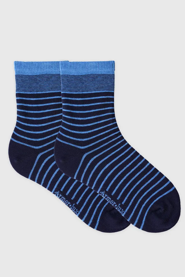 armor-lux-h-ritage-chaussettes-ray-es-en-coton image 1