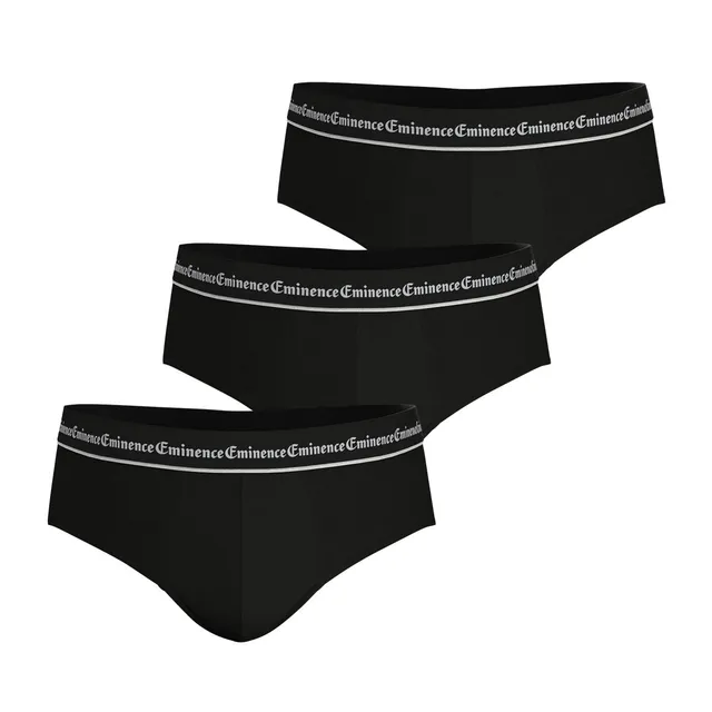 eminence-business-lot-de-3-slips-homme-noir image 1