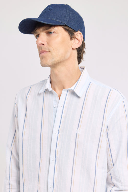 armor-lux-chemise-deauville-homme-ray-e-coton-et-lin-2 image 3