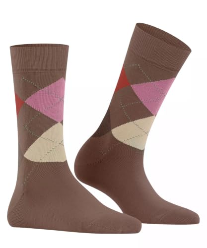 burlington-queen-chaussettes-femme-coton-fantaisie-marron-walnut-5022-36-41 image 8