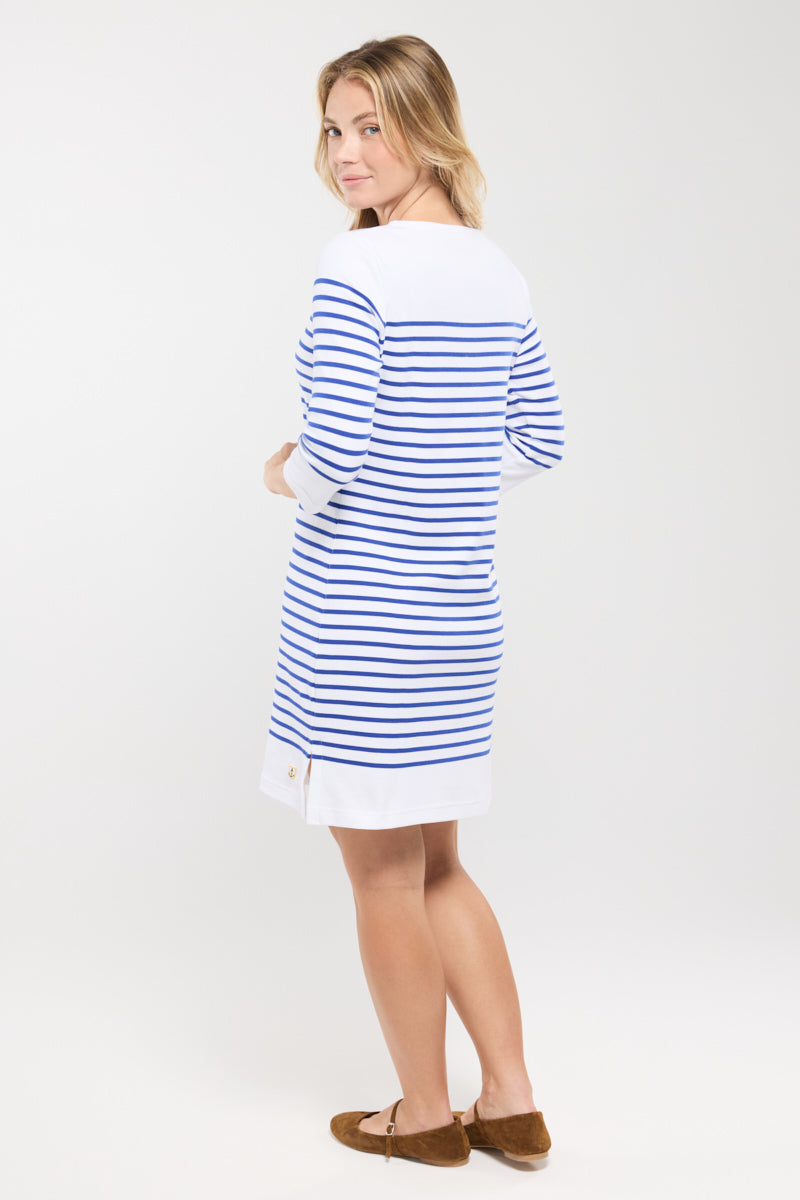 armor-lux-robe-ile-tudy-femme-coton-pais-manches-3-4 image 5
