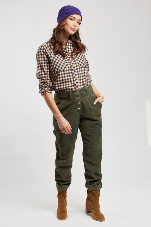armor-lux-pantalon-velours-taille-lastique-coton-femme image 6