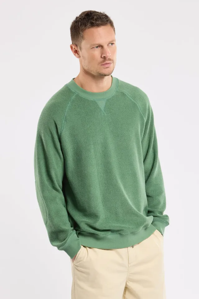 armor-lux-sweat-manches-raglan-homme-coton-bouclette image 1