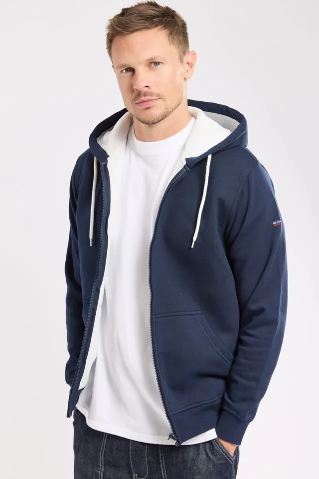 armor-lux-sweat-capuche-zipp-homme-coton image 1