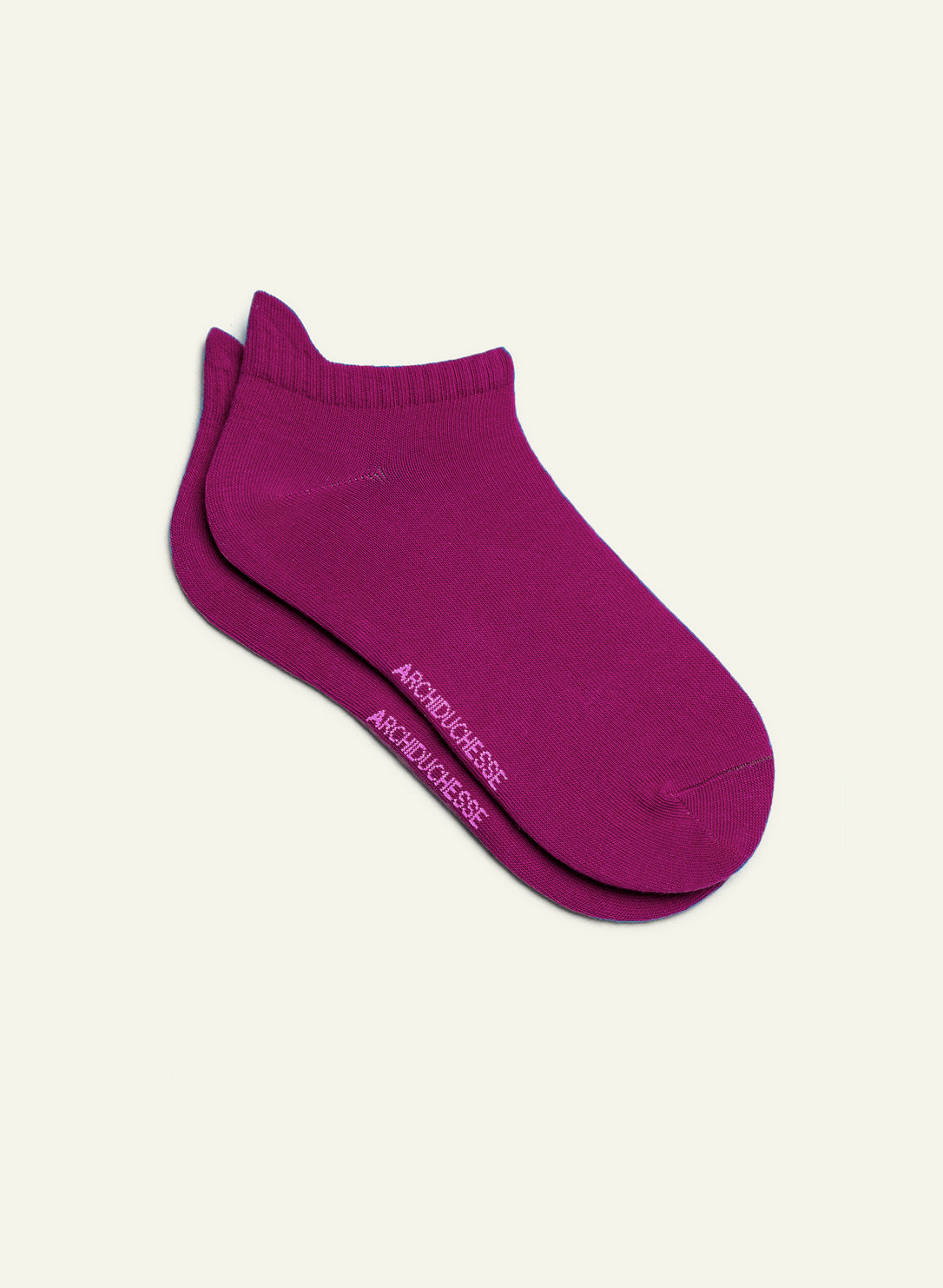 archiduchesse-socquette-aubergine-basse-unisexe image 2