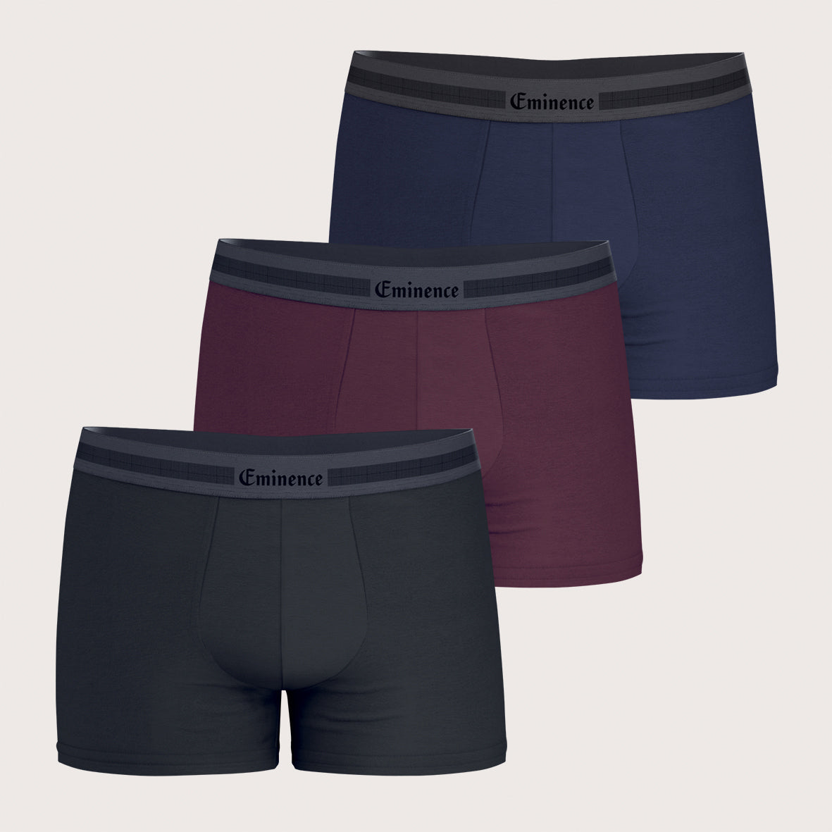 eminence-exception-lot-de-3-boxers-homme-coton-merceris image 1