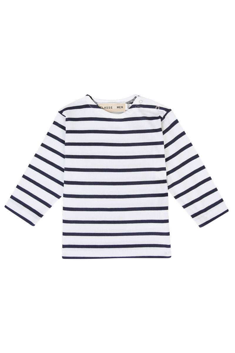 armor-lux-marini-re-b-b-manches-longues-coton-pais-interlock-col-bateau image 1