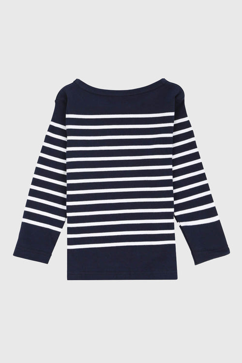 armor-lux-marini-re-enfant-ray-e-bretonne-coton-interlock-col-bateau-4 image 3