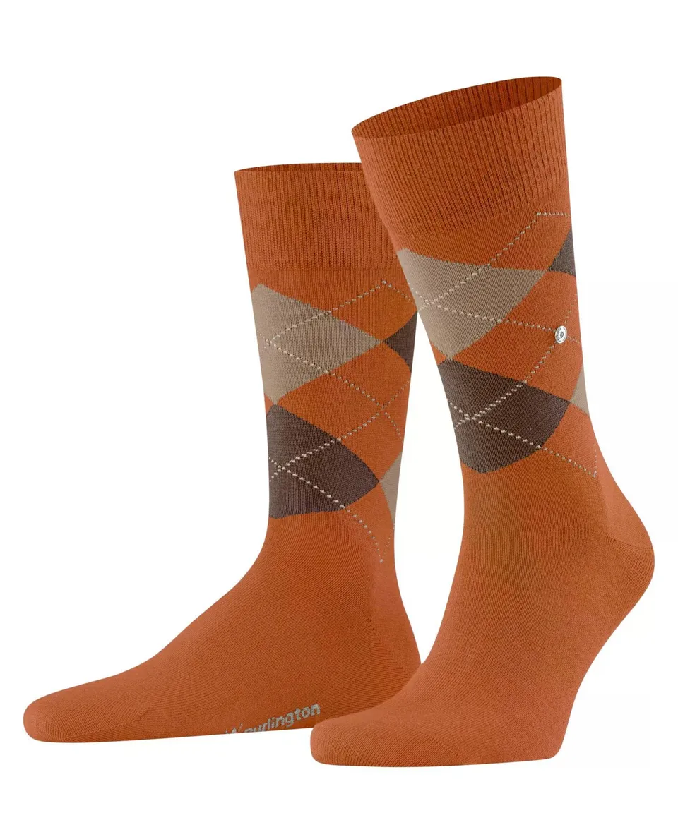 burlington-edinburgh-homme-chaussettes-laine-rouge-marigold-40-46 image 1