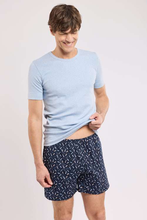 armor-lux-boxer-imprim-homme-coton-bio-peign-confort image 2