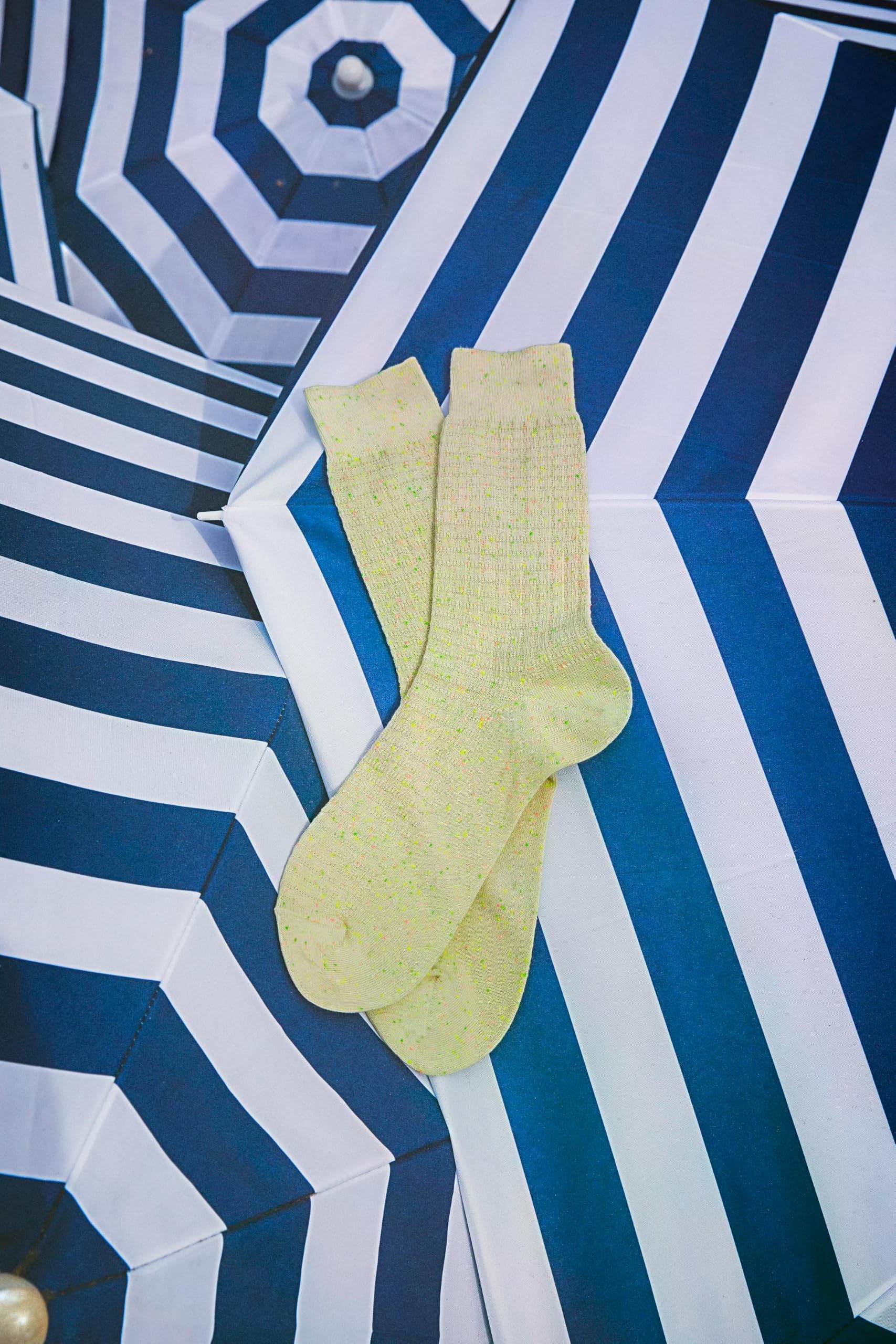burlington-neon-splash-chaussettes-femme-coton-respirant image 3