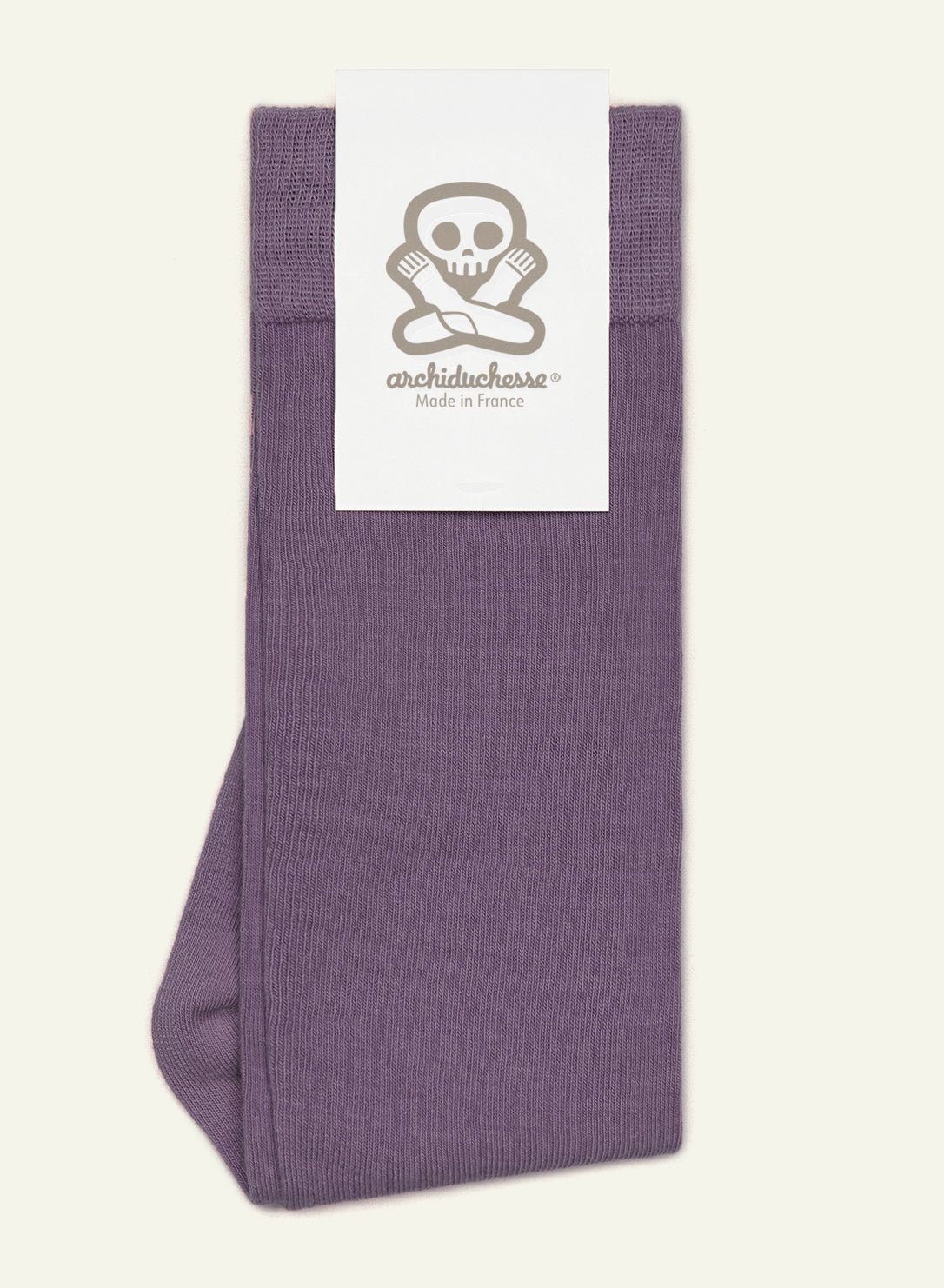archiduchesse-de-ville-chaussettes-coton-mauve-m-re image 5