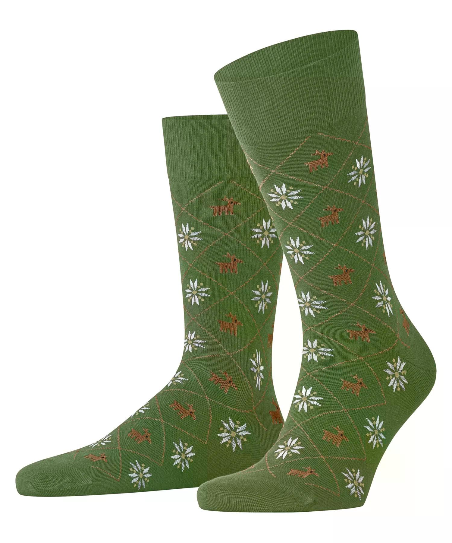 burlington-reindeer-chaussettes-homme-coton-respirant-motif-renne-hiver image 8