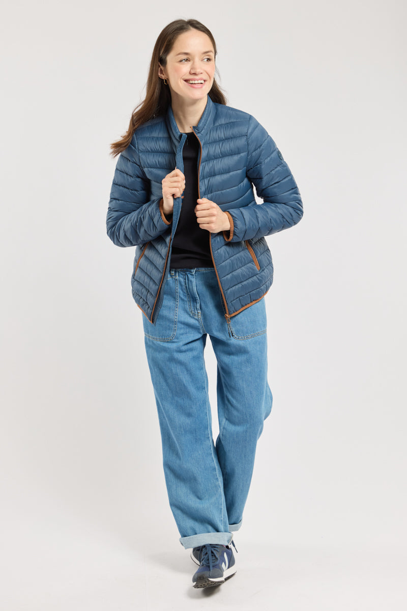 armor-lux-doudoune-matelass-e-femme-zipp-e-doublure-ray-e image 3