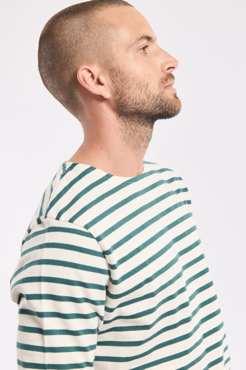 armor-lux-marini-re-homme-manches-longues-coton-rustique-col-bateau image 4