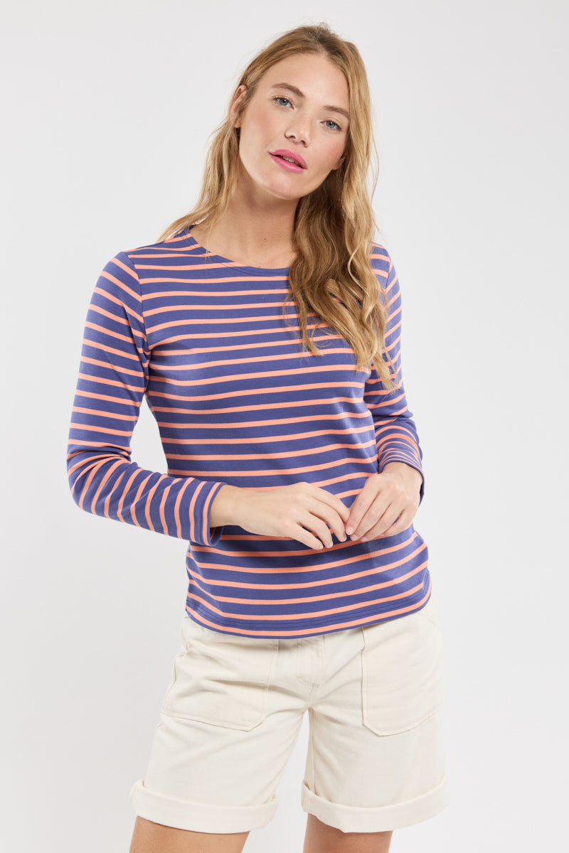 armor-lux-marini-re-lesconil-femme-coton-pais-col-bateau-2 image 4