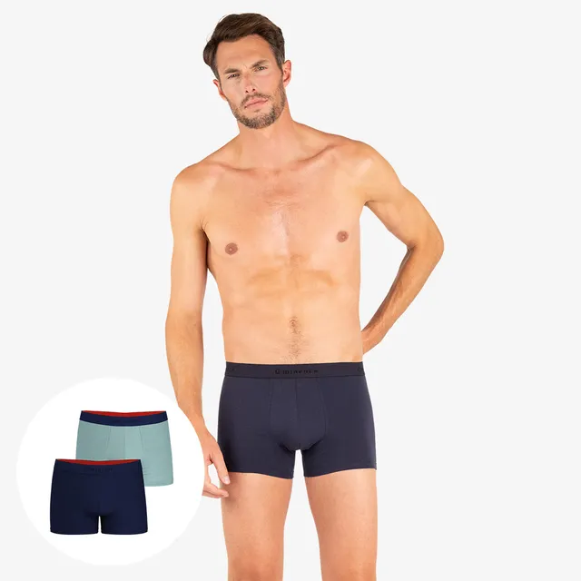 eminence-lot-de-2-boxers-homme-fait-en-france-coton-stretch-3 image 1