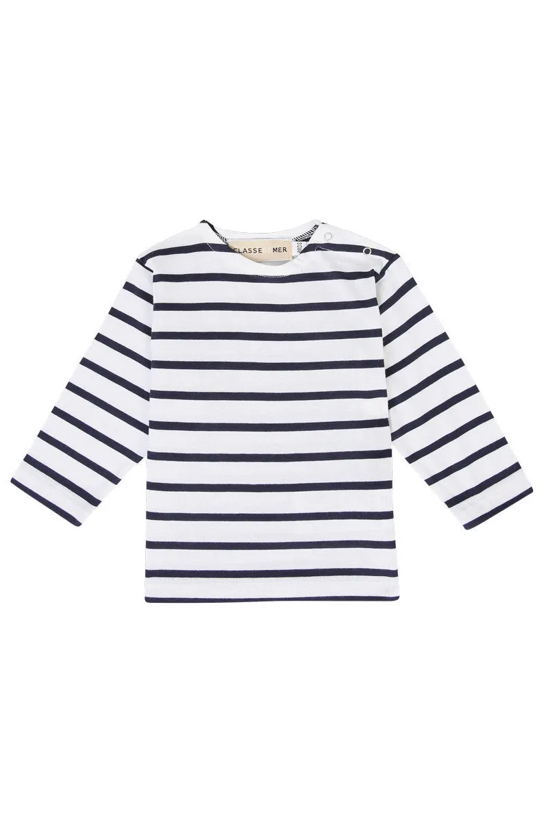 armor-lux-marini-re-b-b-manches-longues-coton-pais-interlock-col-bateau image 1