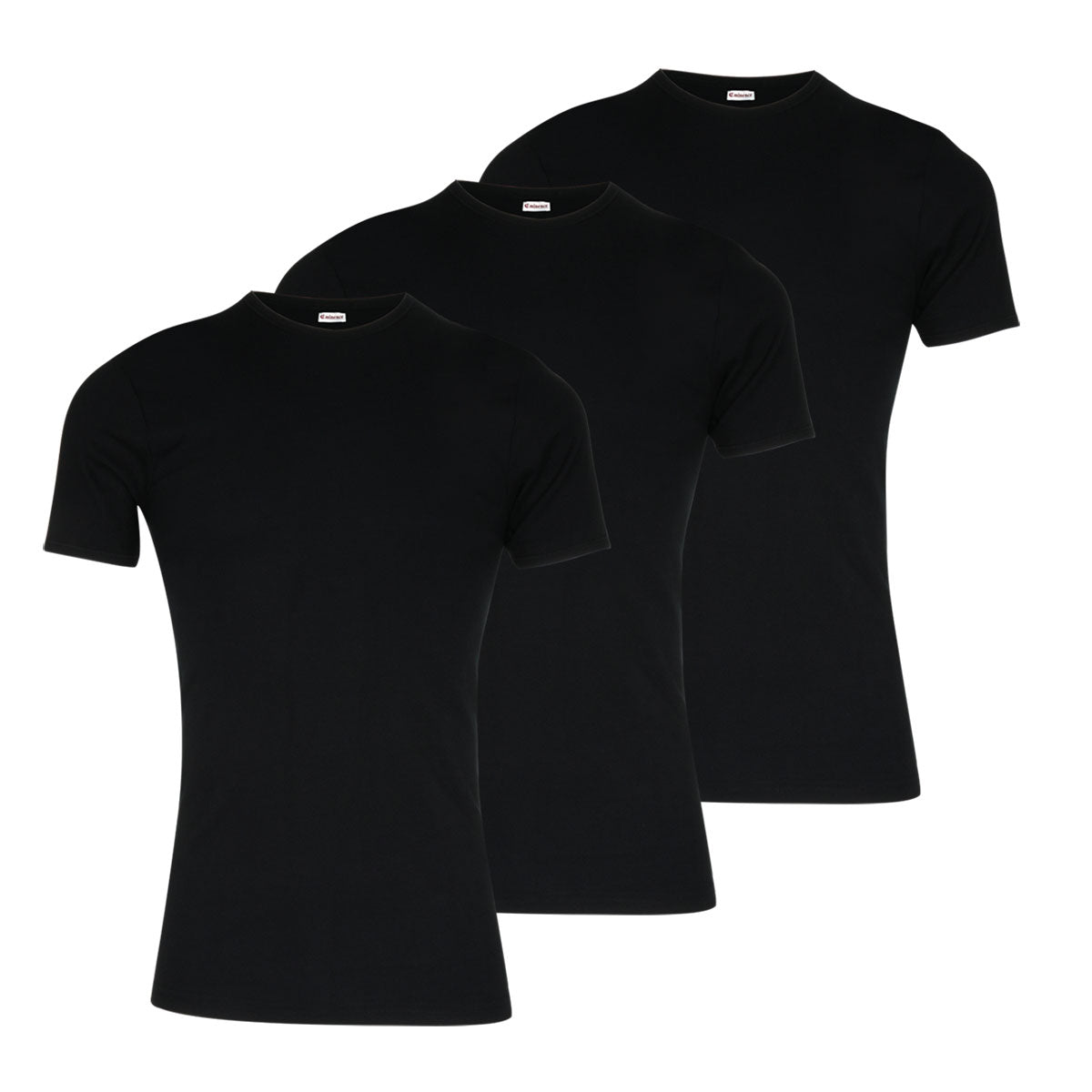 eminence-308-lot-de-3-tee-shirts-col-rond-pur-coton-noir image 1