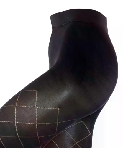 burlington-check-couture-collants-femme-opaque-argyle-noir-40-42 image 8