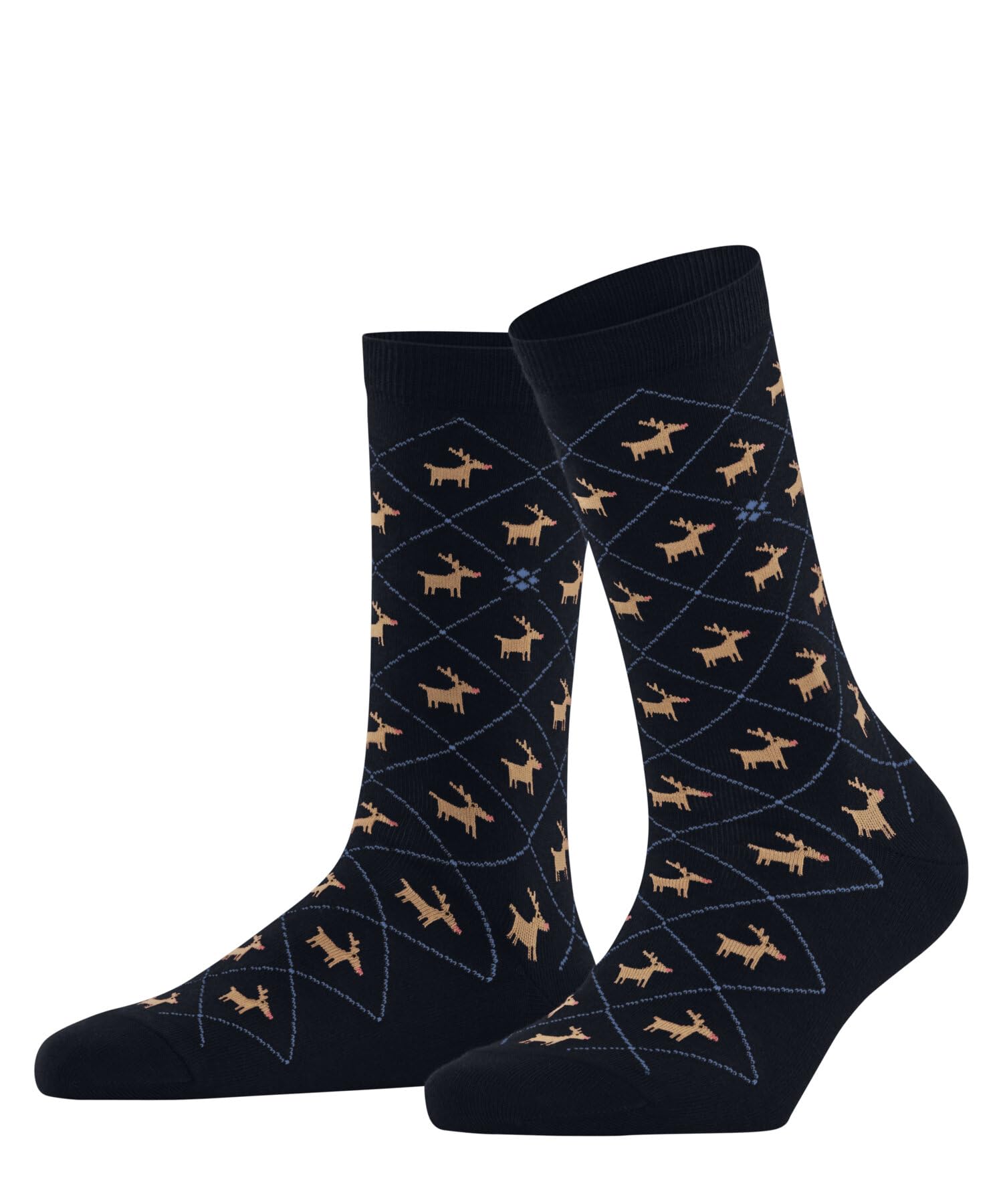 burlington-reindeer-femme-chaussettes-coton-respirant image 1