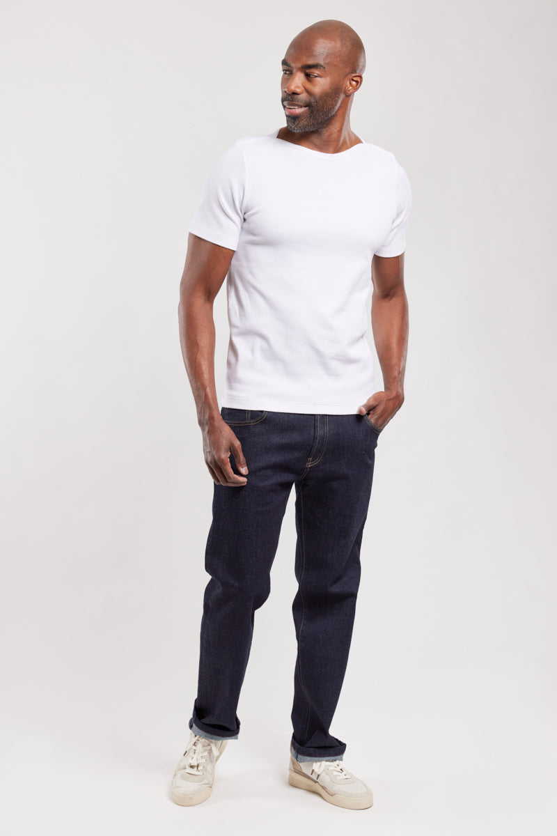 armor-lux-t-shirt-carantec-homme-col-brando-coton image 3