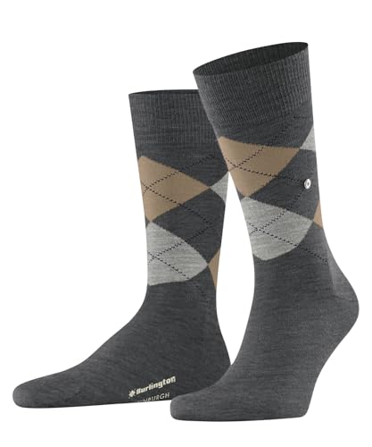 burlington-edinburgh-chaussettes-homme-laine-gris-dark-grey-3070-40-46 image 6