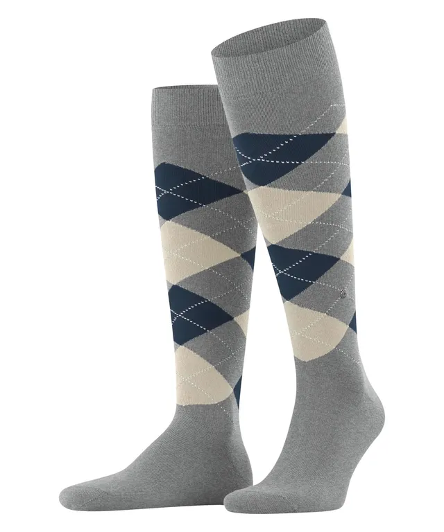 burlington-king-chaussettes-longues-homme-coton-gris-clair-40-46 image 1