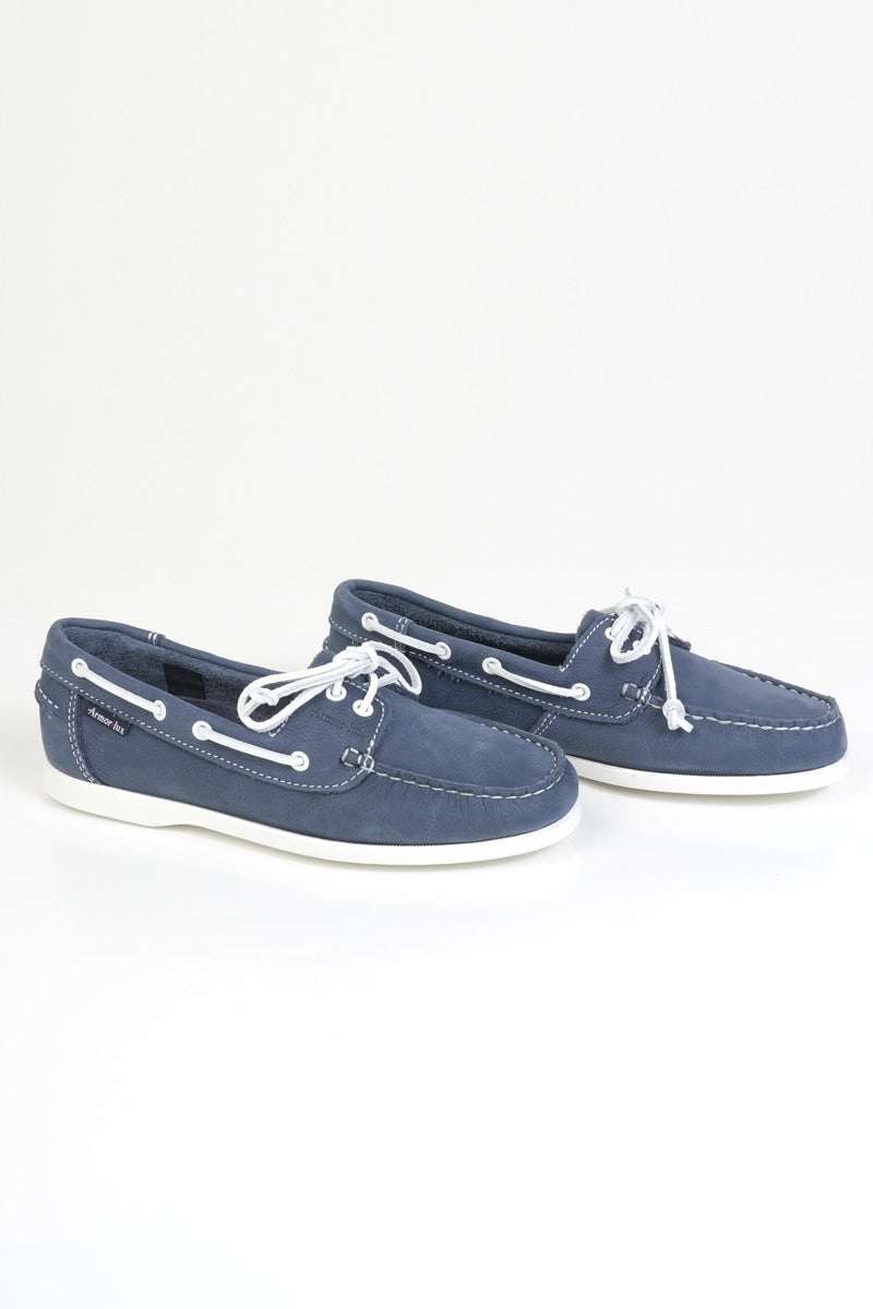 armor-lux-chaussures-bateau-trinit-femme-cuir-nubuck image 1