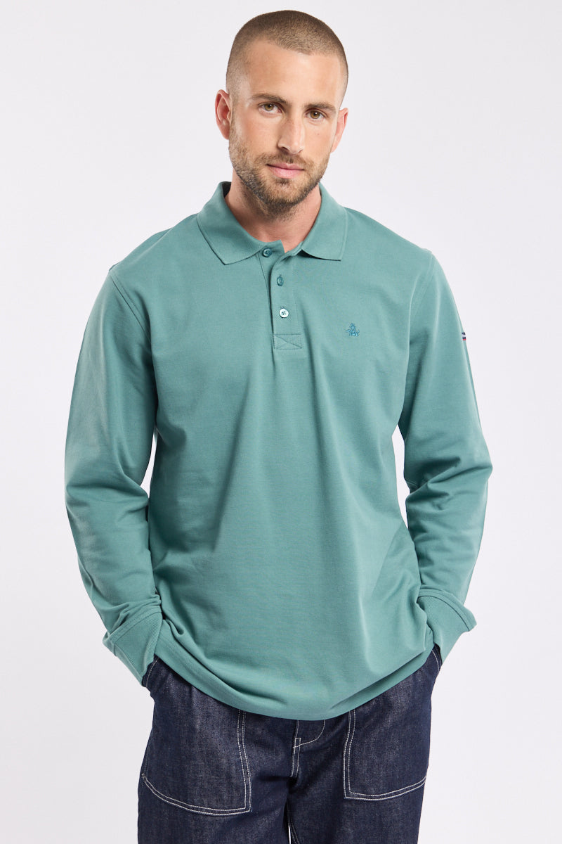 armor-lux-polo-manches-longues-coton-piqu-stretch image 2