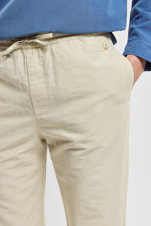 armor-lux-pantalon-homme-taille-lastique-coton-lin-tencel image 3
