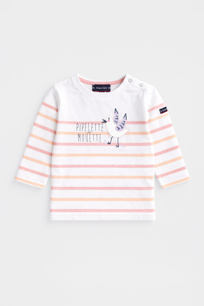 armor-lux-marini-re-b-b-mouette-manches-longues-coton-l-ger image 1
